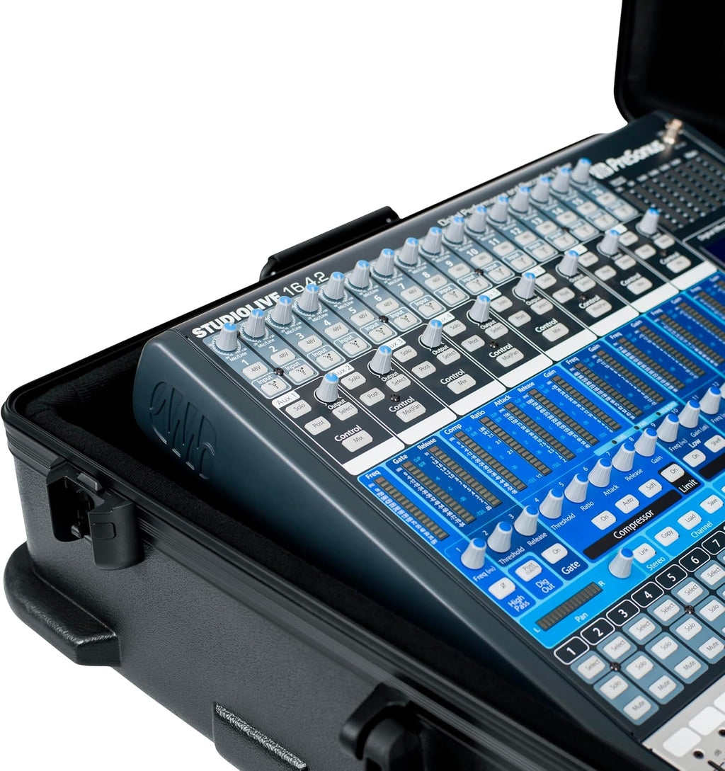 Gator Cases Molded Flight Case for Mixers up to 20' x 30' x 8' with TSA Approved Locking Latch; (GTSA-MIX203008)