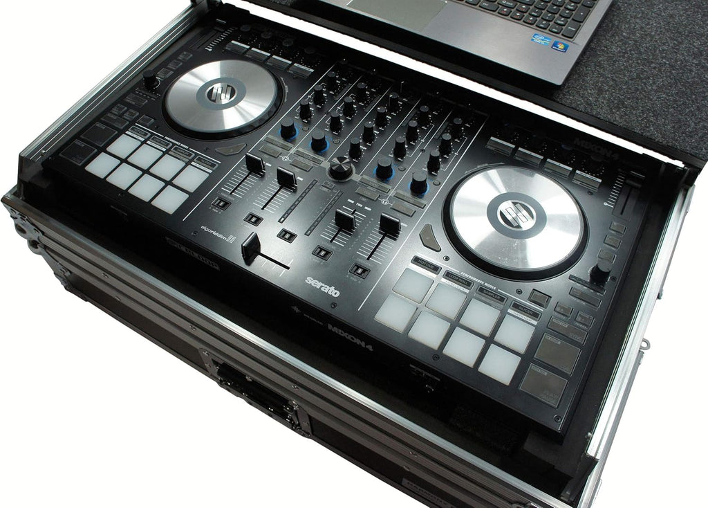 Harmony Audio HCMIXON4LT Flight Glide Laptop Stand DJ Custom Case Compatible with Reloop Mixon 4