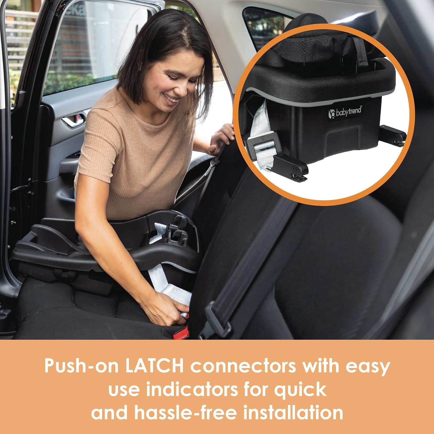 Baby Trend Tango PRO Travel System with Secure-Lift Infant Car Seat, Dash Tan