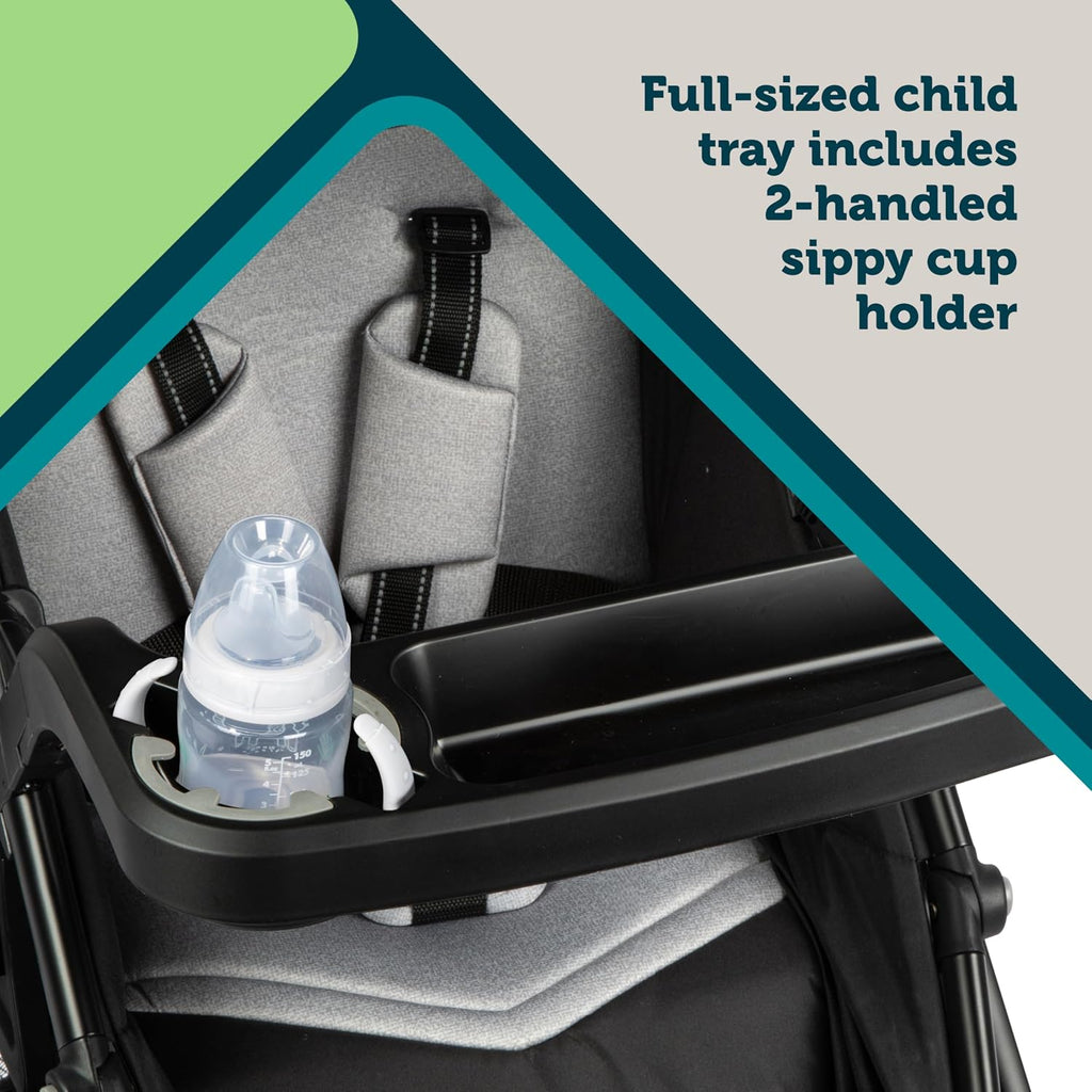 Safety 1st Grow and Go Flex 8-in-1 Car Seat Stroller Combo, Baby Stroller Travel Systems for Infants 4-30 lbs, Stroller and Carseat Combo Set, Night Rider