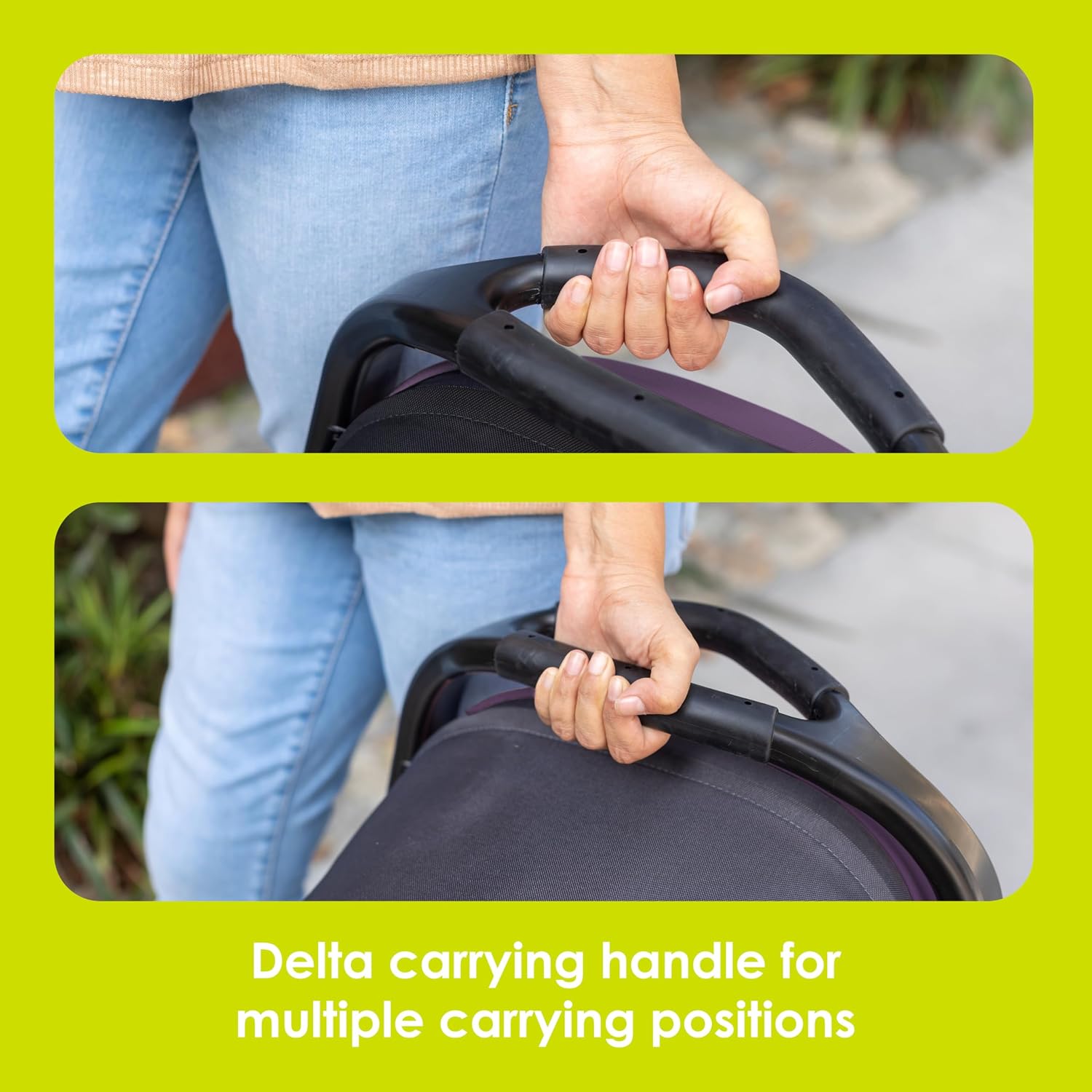 Baby Trend Secure-Lift Infant Car Seat, Dash Plum – Compact Lightweight Carrier, Infant Comfort Cushioning, Adjustable Harness Fit