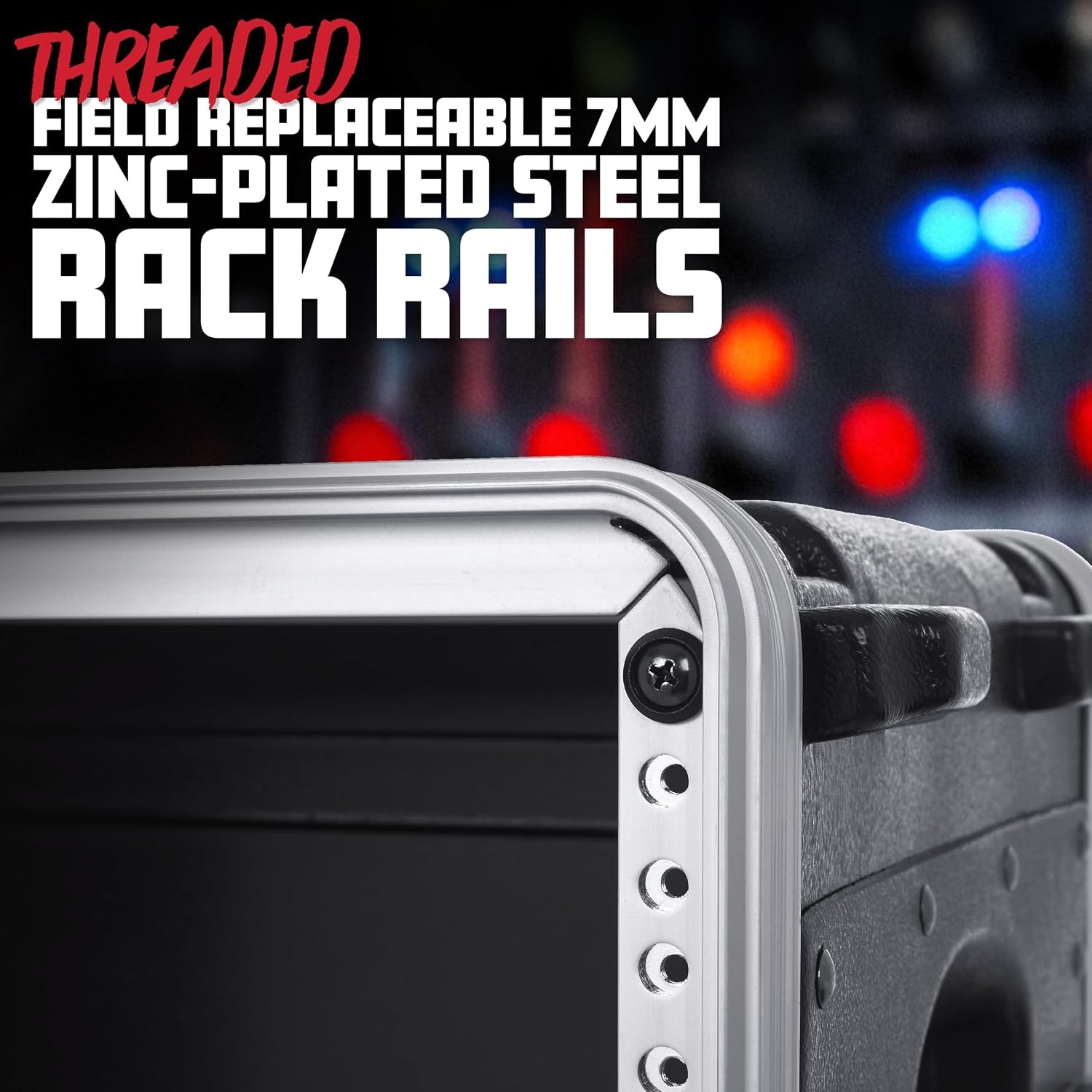 Gator Cases Lightweight Molded 3U Rack Case with Heavy Duty Latches, Shallow 14.25' Depth (GR-3S)