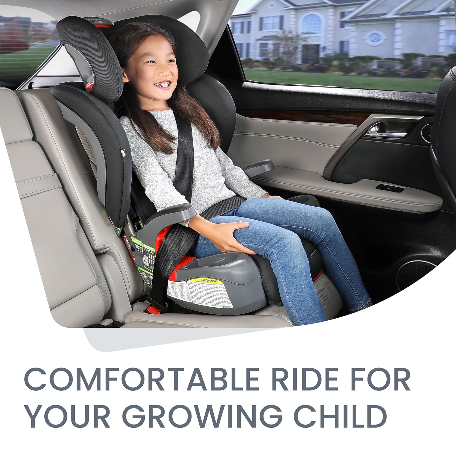 Britax Grow with You ClickTight Harness-2-Booster Car Seat, 2-in-1 High Back Booster, Black Contour
