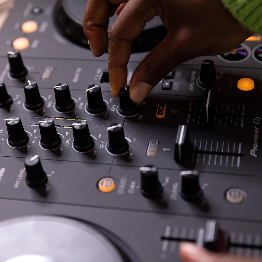 Pioneer DJ DDJ-FLX4 2-deck Rekordbox and Serato DJ Controller - Graphite