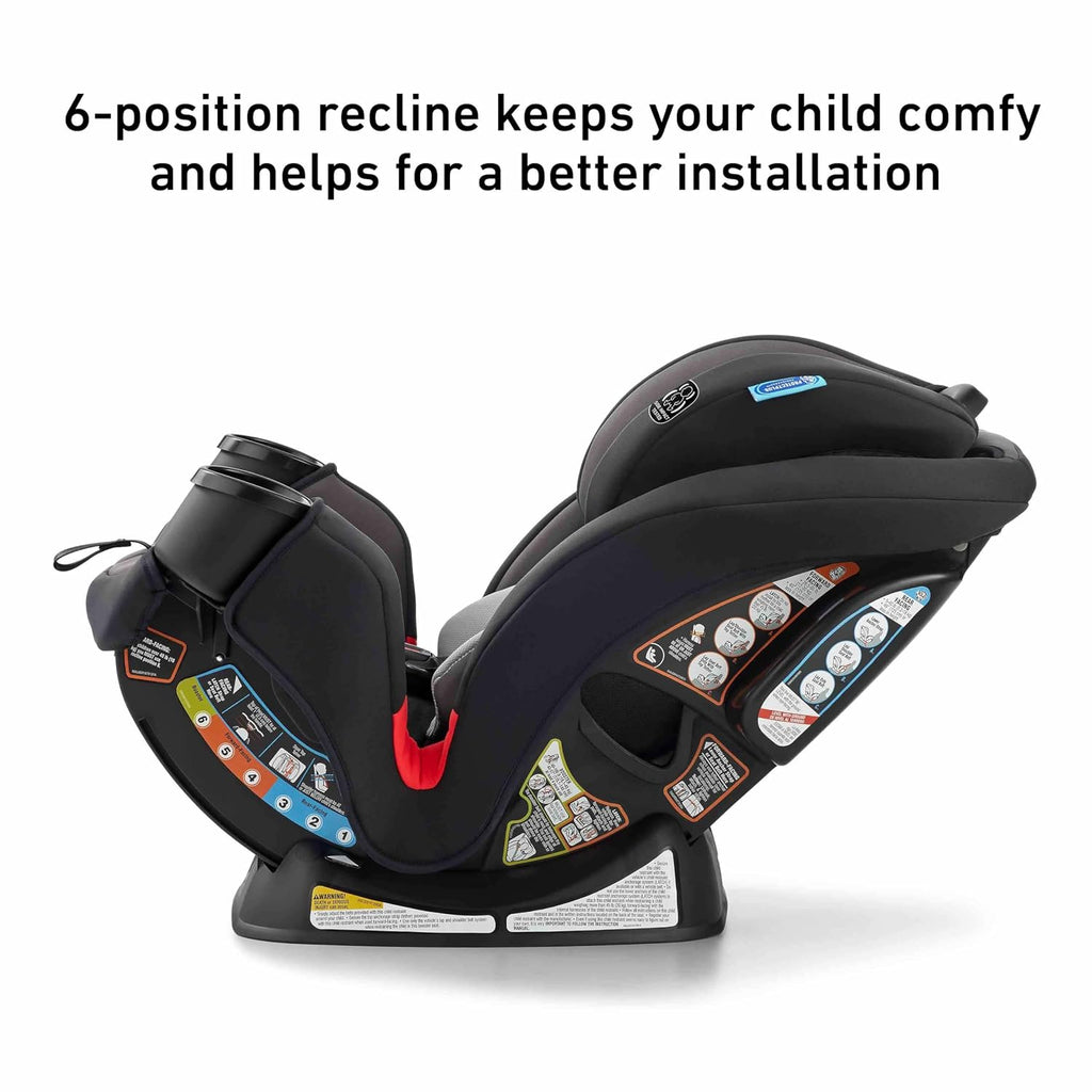 Graco® TriRide 3-in-1 Convertible Car Seat - Highback Booster, Forward & Rear Facing Modes, Suitable from Newborn to Preschooler, Perfect for Long Journeys in Redmond Color