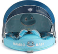 Mambobaby Float Add Tail Baby Swim Float with Canopy Solid Pool Infant Swim Trainer Swimming Training Lying Air Free Water Floats Non-Inflatable Waist Swim Ring for Toddlers (Dinosaur)