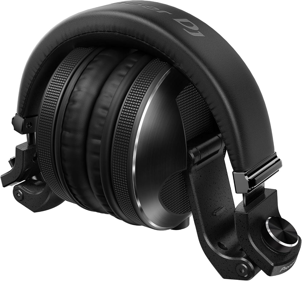 Pioneer DJ HDJ-X10 Flagship Over-Ear DJ Headphones - Black Bundle with Case, Stand, and Austin Bazaar Polishing Cloth