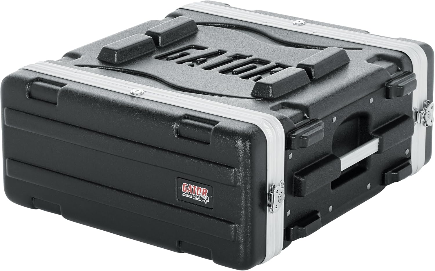 Gator Cases Lightweight Molded 4U Rack Case with Heavy Duty Latches, Standard 19.25' Depth, (GR-4L)