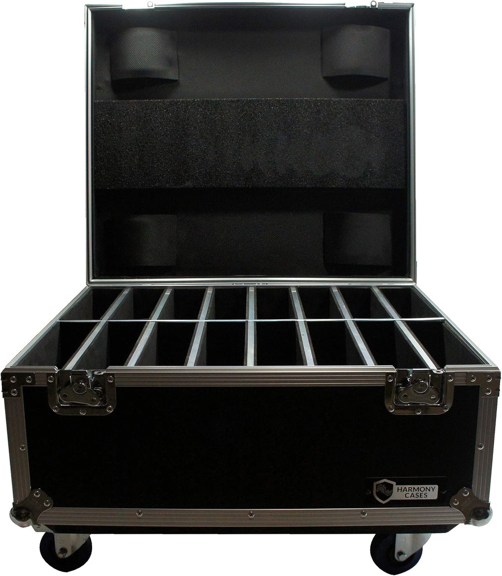 Harmony Audio HC16SLIMPAR64 Lighting 16 Space Slimpar Can Light Flight Custom Case New