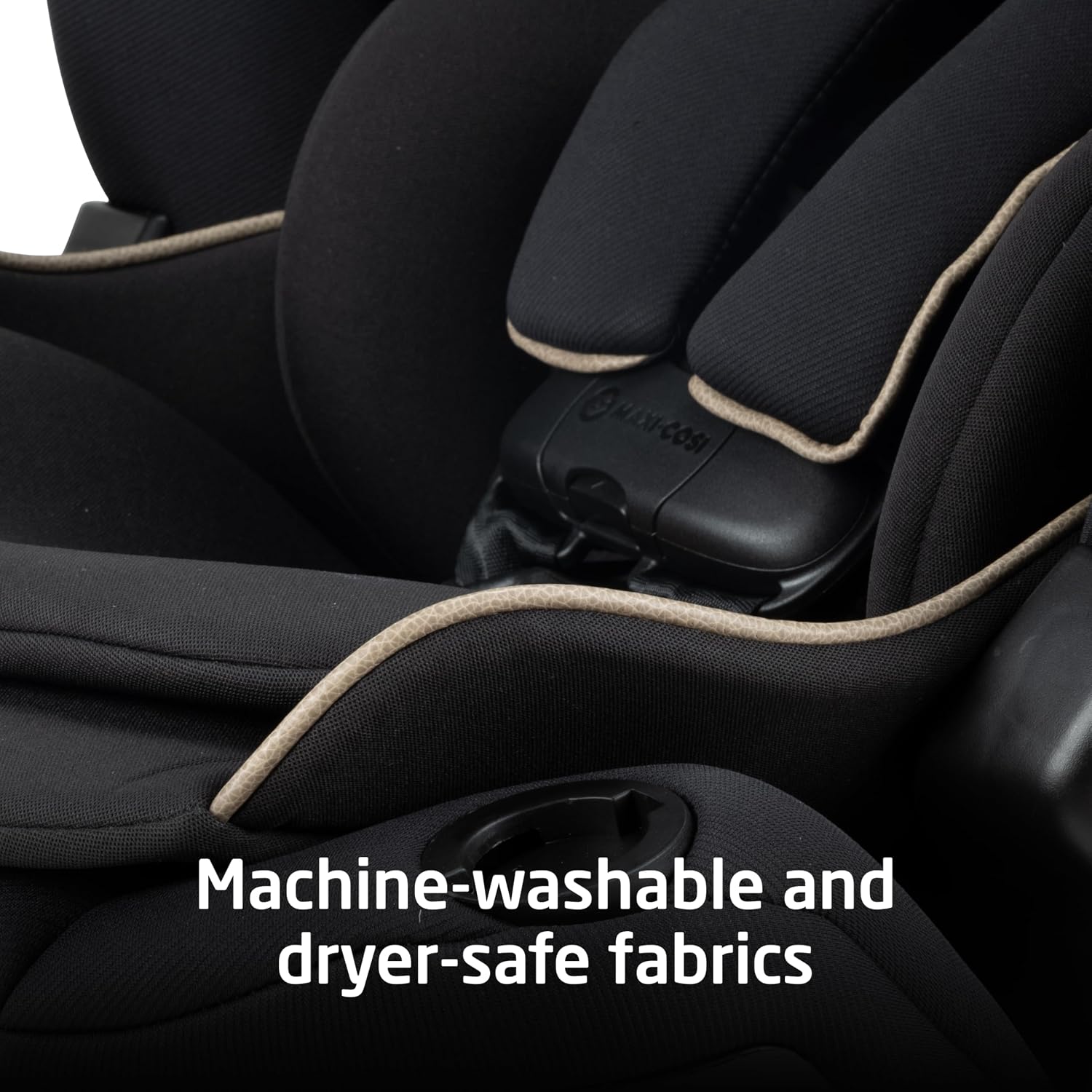 Maxi-Cosi Andi 360 Rotating All-in-One Baby Convertible Car Seat, Rear Facing, Forward Facing Infant Toddler Booster, Easy Rotation, Tension System, Harness Adjust, Caspian Caviar