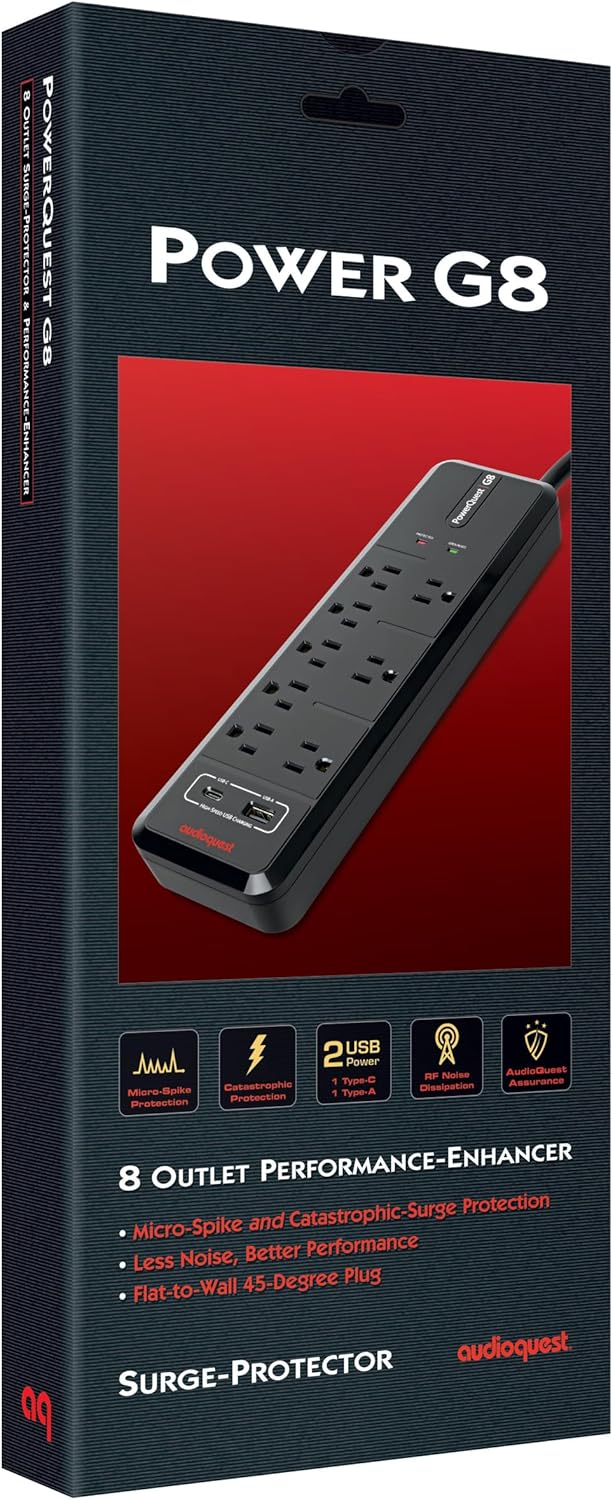 AudioQuest PowerQuest G8 – 8-Outlet Surge Protector
