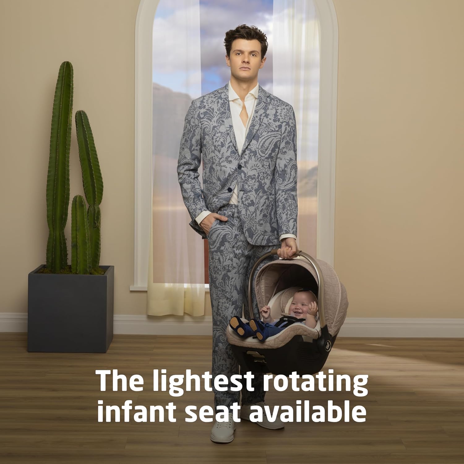 Maxi-Cosi Peri 180° Rotating Infant Car Seat, Natural Heritage
