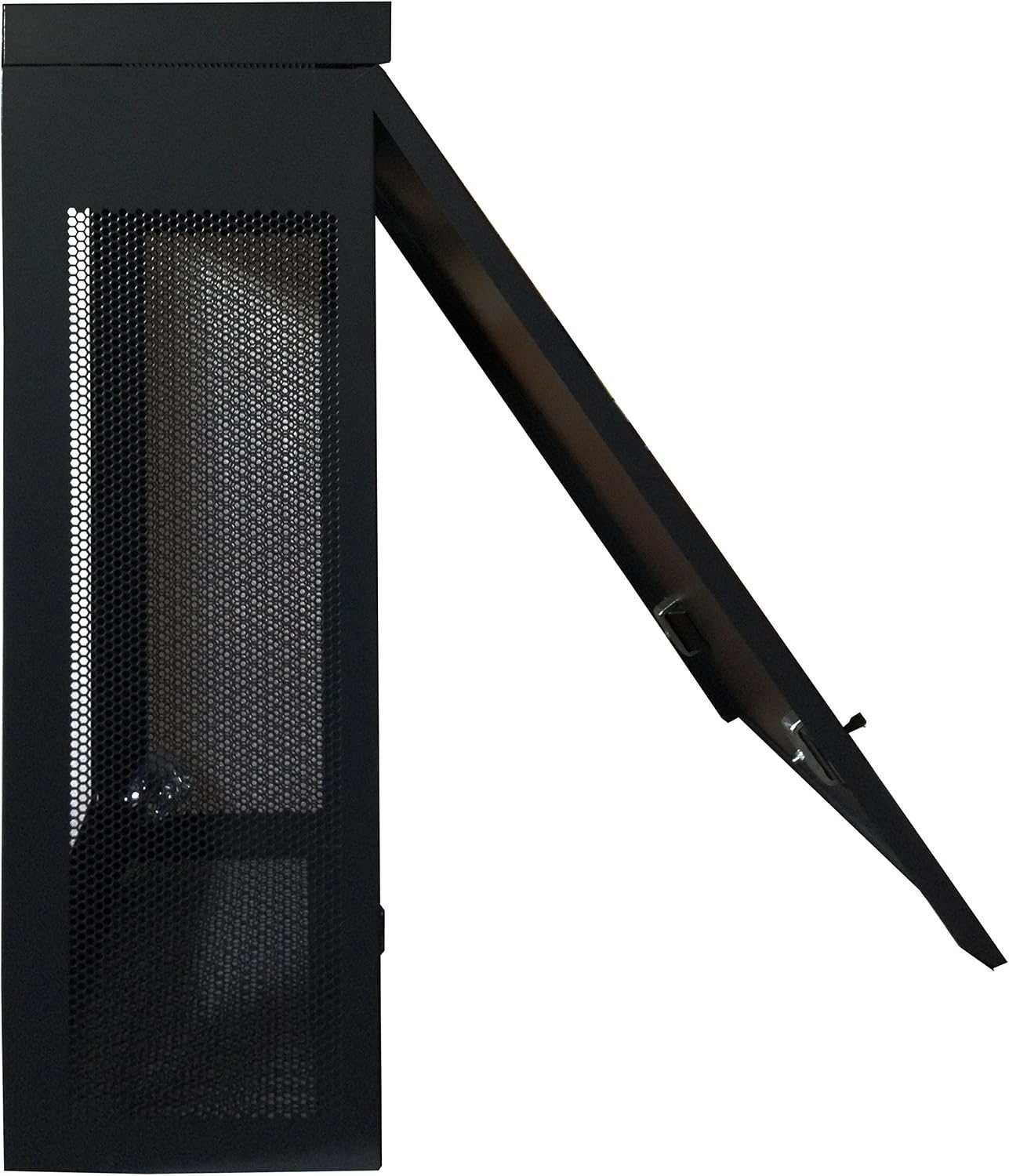 6U Vertical Wall Mount Server Rack Cabinet, 19 Inch Network Enclosure, 35' Full-Length Capacity, Mesh Door, Space-Saving Rack for Switches, Routers, Patch Panels