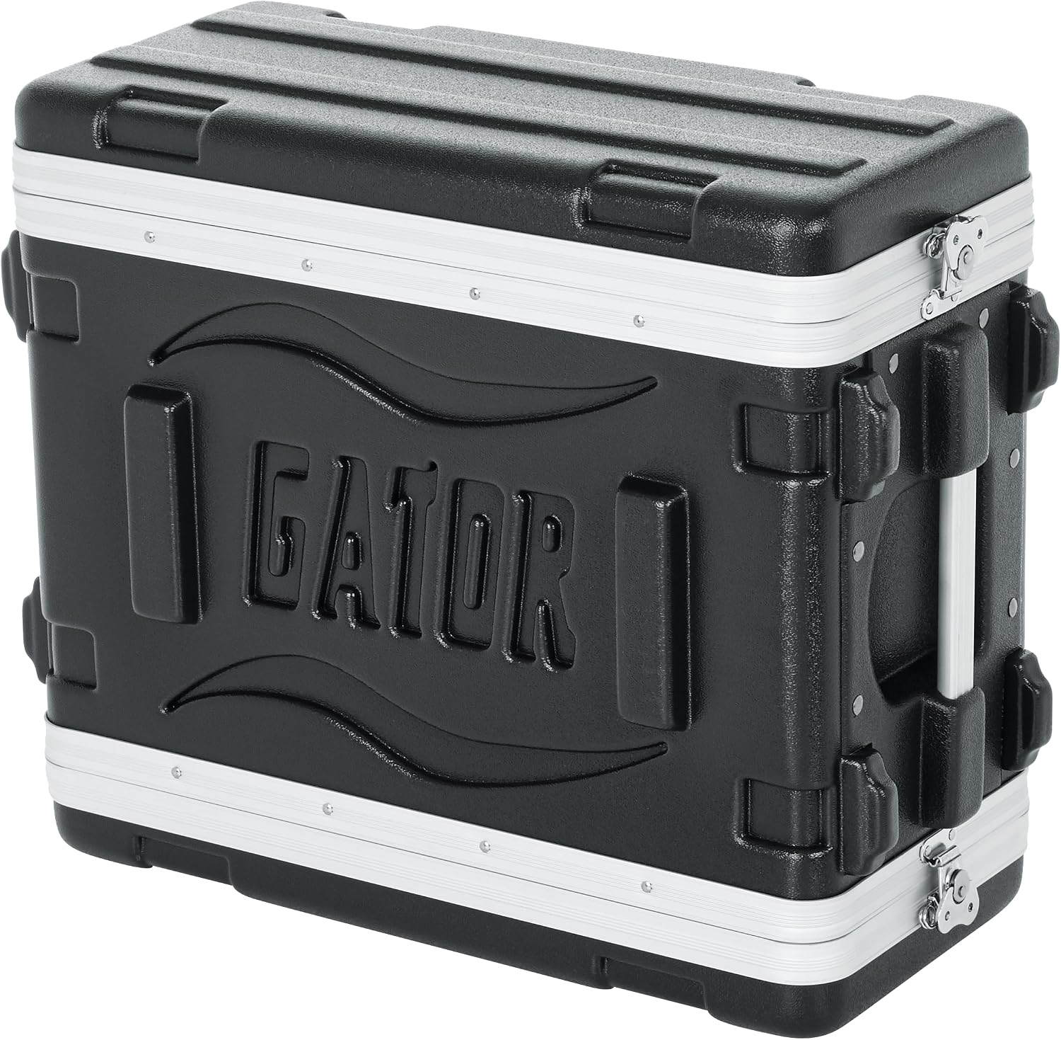 Gator Cases Lightweight Molded 4U Rack Case with Heavy Duty Latches, Shallow 14.25' Depth (GR-4S)