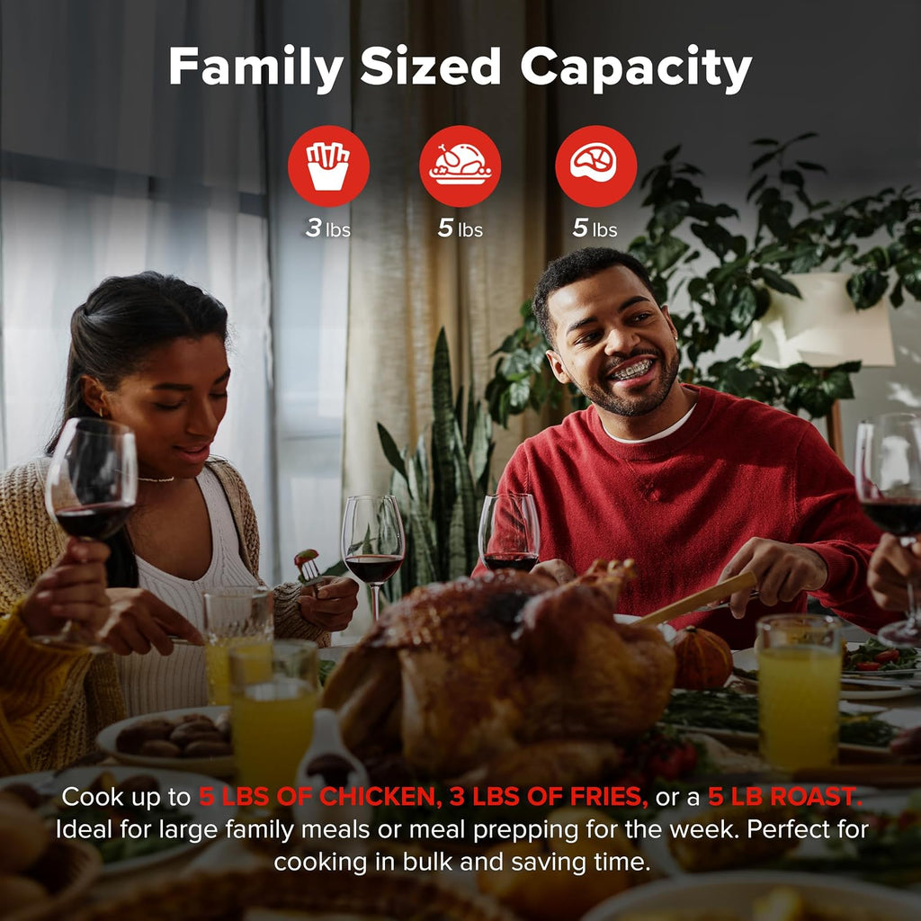Nuwave PFAS-Free Steam Oven & Air Fryer, All-in-One Convection Cooker with Precision Steam Control, Toast, Air Fry, Sous Vide, Steam & More, Juicier Meats, 120 Presets, 50–450°F, Stainless Steel