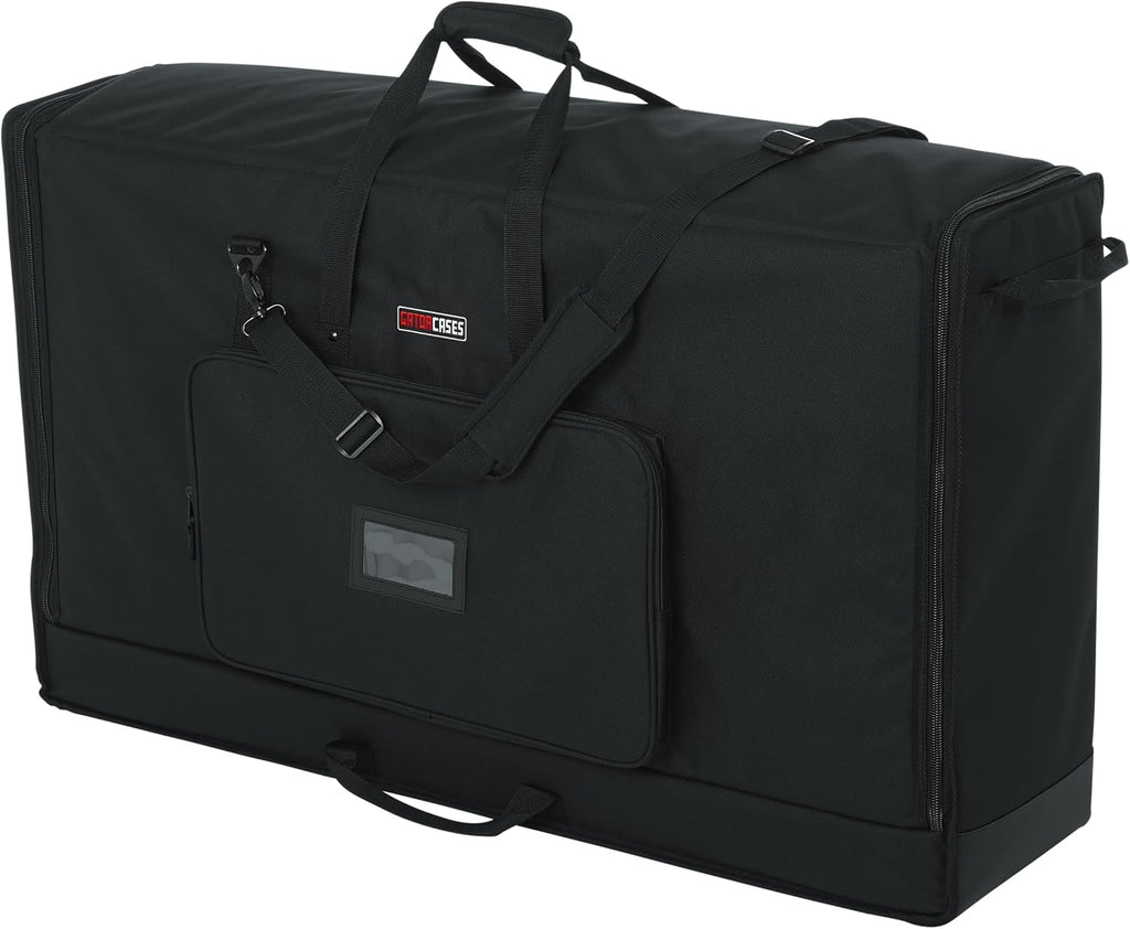Gator Cases Padded Nylon Dual Carry Tote Bag for Transporting (2) LCD Screens, Monitors and TVs Between 40' - 45', (G-LCD-TOTE-LGX2)