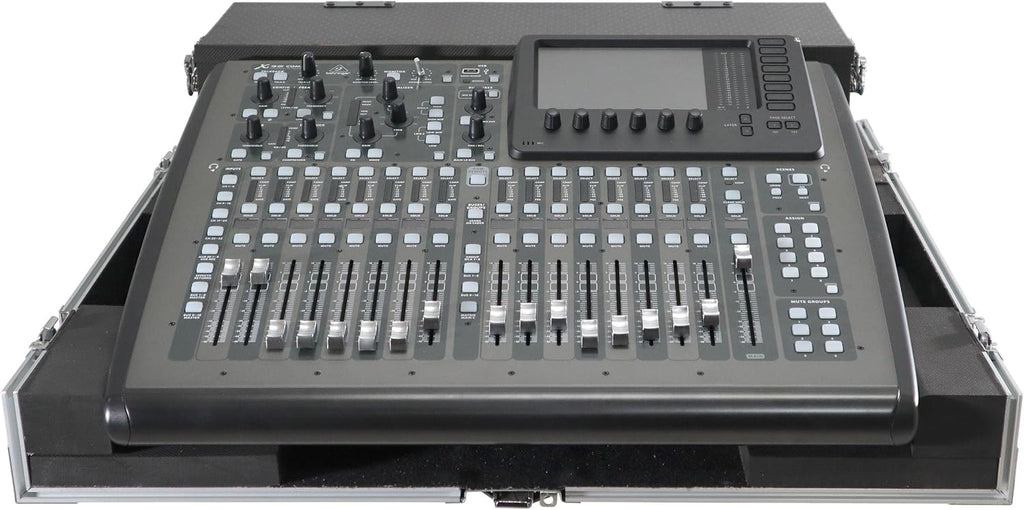 ProX XS-BX32CDHW ATA Digital Audio Mixer Flight Case for Behringer X32 Compact Console with Doghouse compartment and Caster wheels