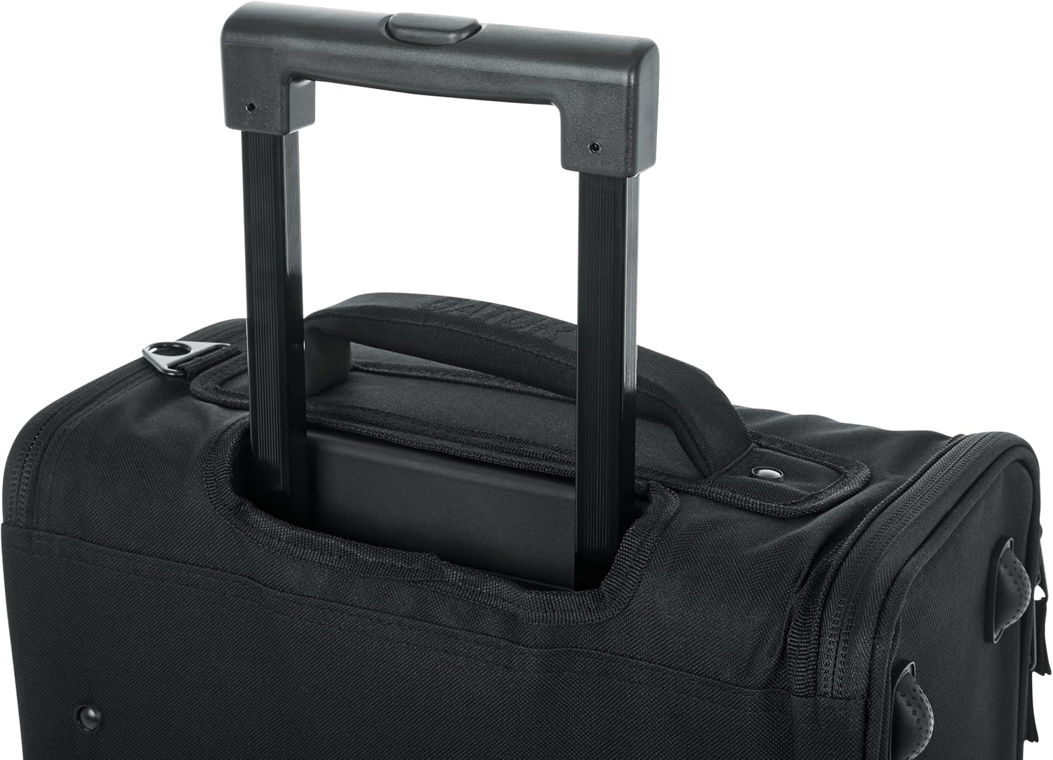 Gator Cases Lightweight Rack Bag with Removable Shoulder Strap, Pull handle, and Wheels, 2U Rack - 12.5' Rackable Depth (GR-RACKBAG-2UW)