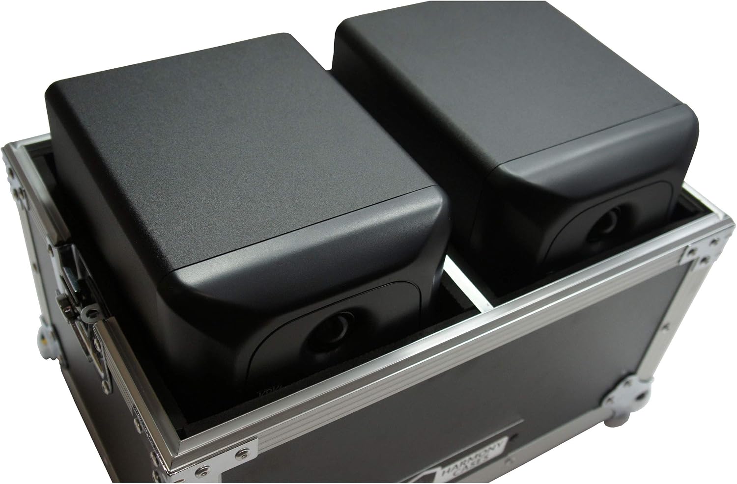 Harmony Audio HCSTUMON5 Flight Transport Road Custom Case Compatible with Pair 5' Studio Monitors