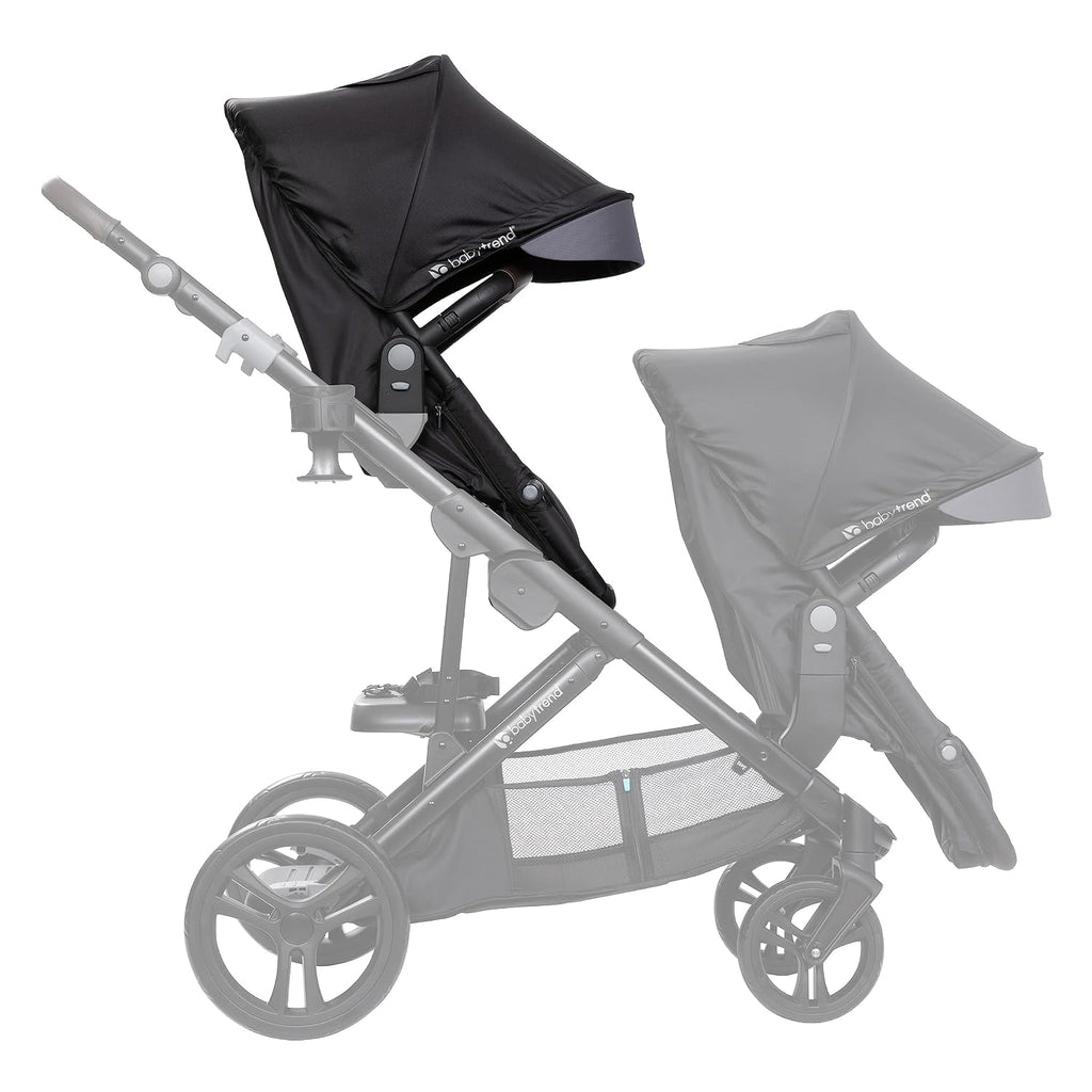 Baby Trend Morph Single to Double Stroller Second Seat, Dash Black