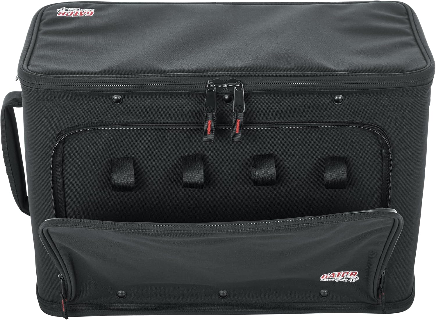Gator Cases Lightweight Rack Bag with Removable Shoulder Strap, 4U Rack - 12.5' Rackable Depth (GR-RACKBAG-4U)