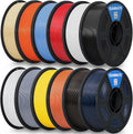 iSANMATE ASA 3D Printer Filament Bundle 12KG, UV & Weather Resistant ASA Filament Perfect for Outdoor Functional Parts, Dimensional Accuracy +/- 0.02mm, 1kgX12 Spool