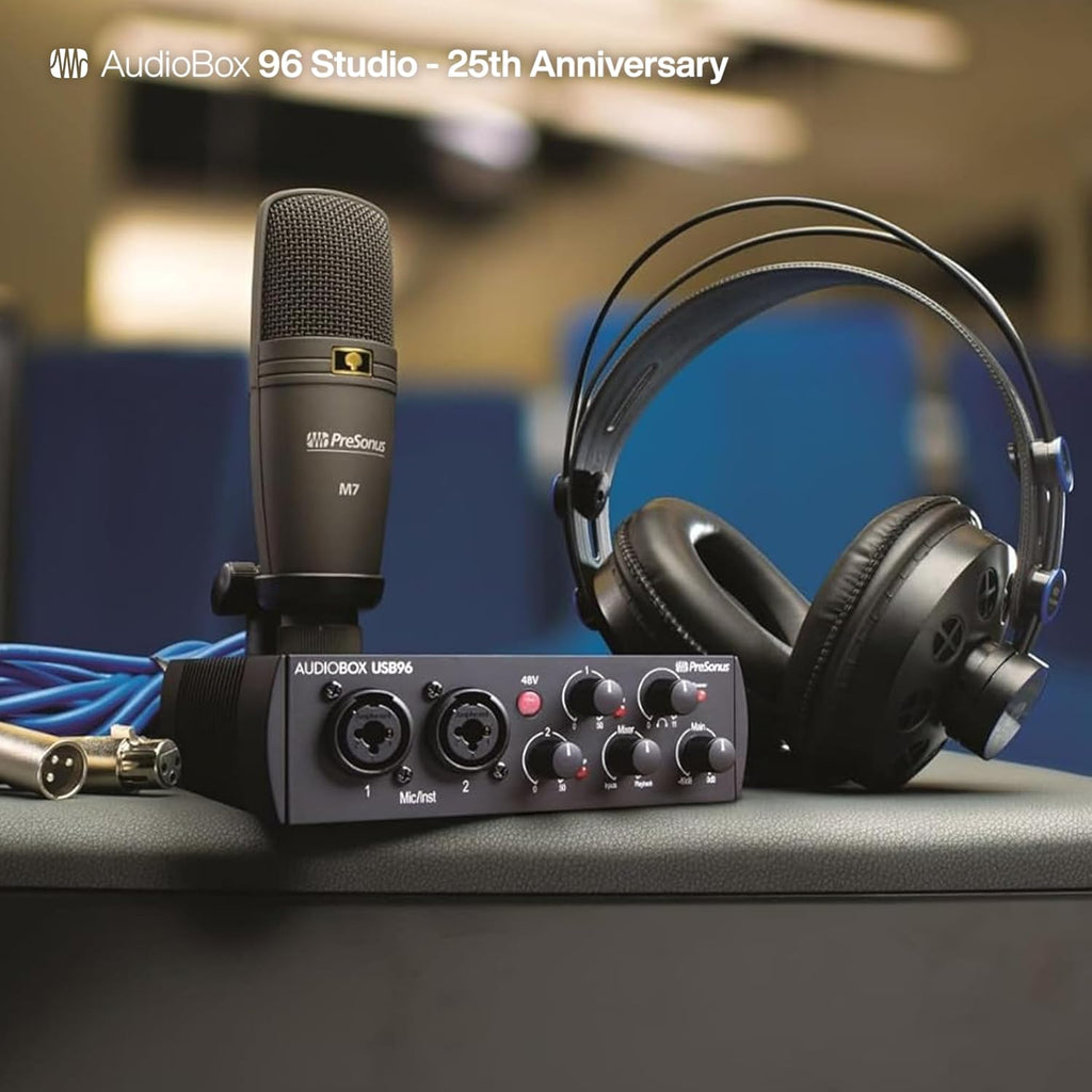 PreSonus AudioBox USB 96 Studio Recording Package with Studio One Pro Software