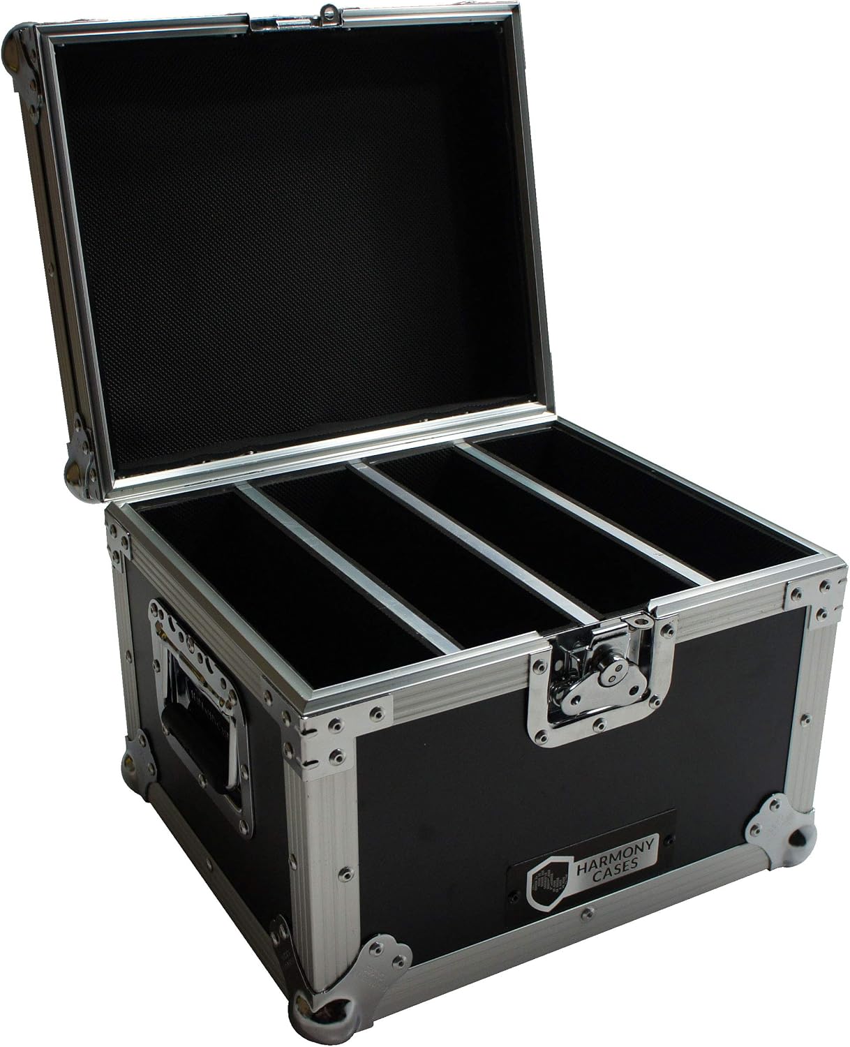 Harmony Audio Cases HC4SLIMPAR64 Light Flight Road Case Compatible with Chauvet SlimPAR 64 x 4