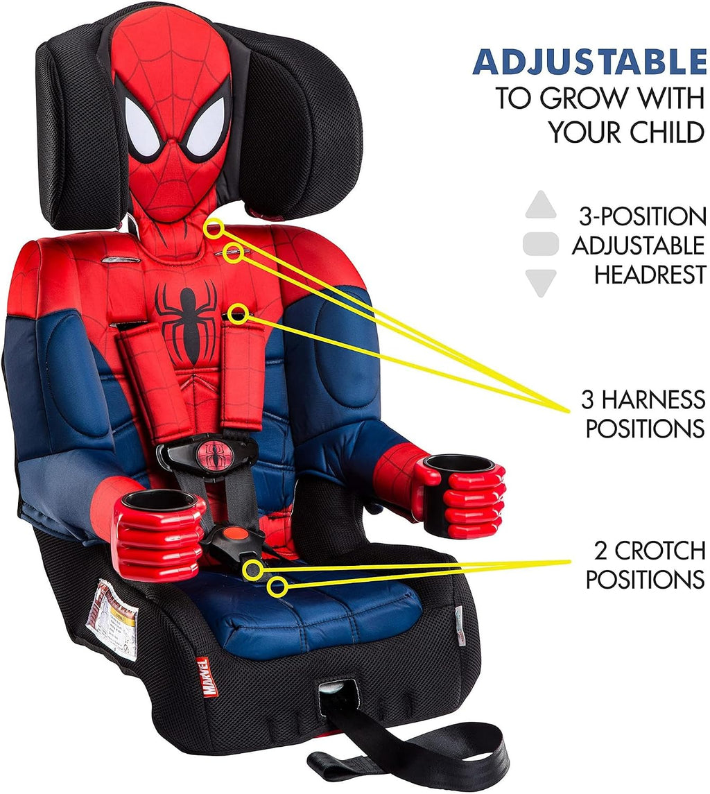 KidsEmbrace 2-in-1 Car Seat | Forward-Facing Harness (26.5–65 lbs) & Booster Mode (40–100 lbs) | Latch | Premium Fit with Multi-Position Headrest, Harness & Recline