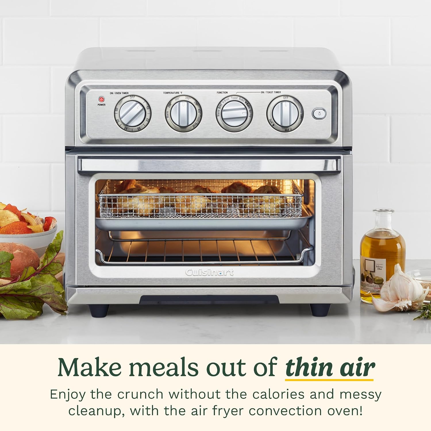 1800 Watt Stainless Steel Air Fryer/Convection Toaster Oven