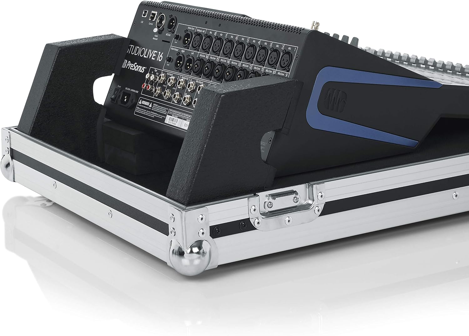 Gator Cases G-TOUR Series ATA Style Road Case-Custom Fit for The Presonus SL16 Mixer with Heavy Duty Hardware (G-TOURPRESL16NDH)