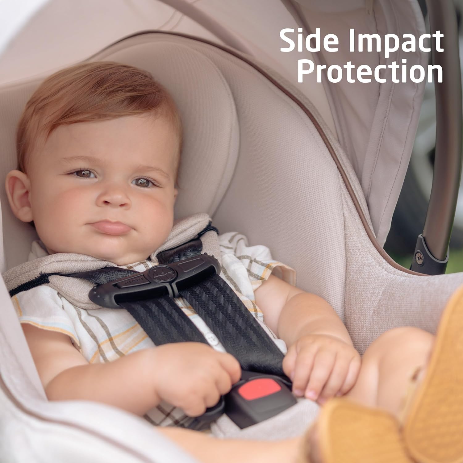 Maxi-Cosi Peri 180 Rotating Infant Car Seat, Baby Car Seat Rotating Carseat, Swivel Car Seat, Desert Wonder