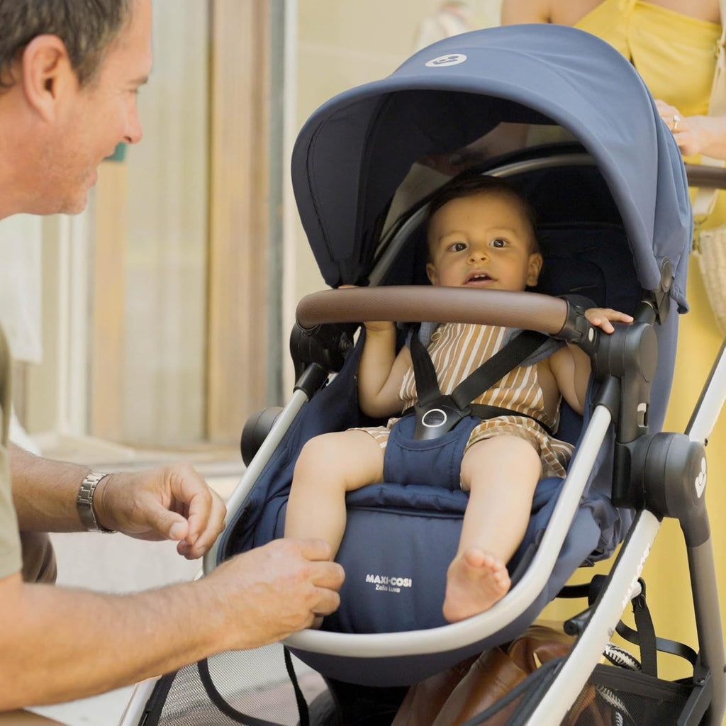 Maxi-Cosi Zelia™ Luxe 5-in-1 Modular Travel System in New Hope Black