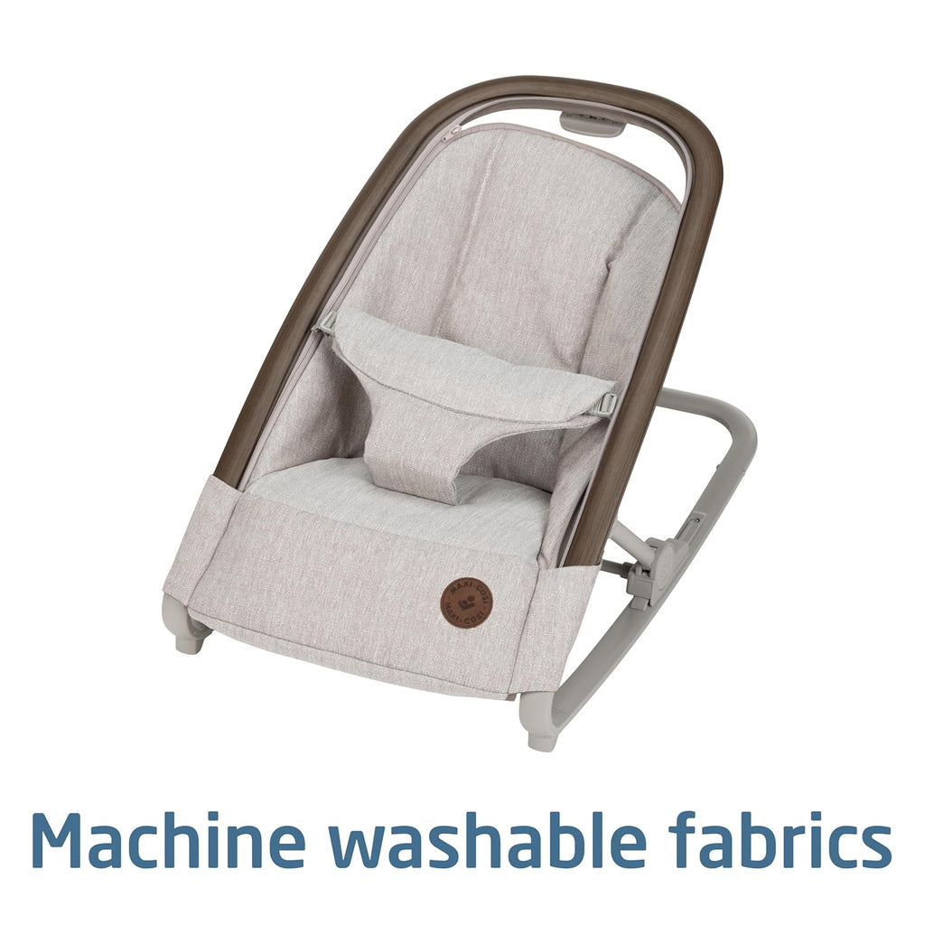 Maxi-Cosi Kori 2-in-1 Baby Bouncer Seat for Infants, Baby Rocker Chair, Portable Bouncer, Truffle