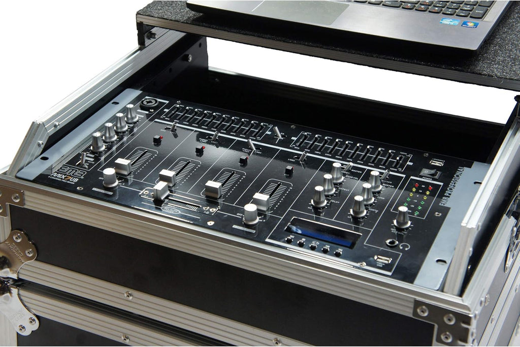 Harmony Audio HC19MIXLT Flight 11U Universal 19' Mixer Glide Laptop Stand Custom Case