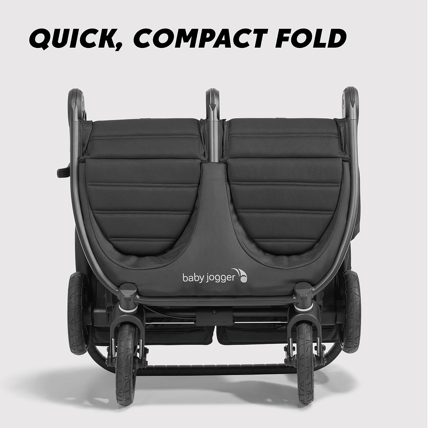 Baby Jogger® City Mini GT2 All-Terrain Double Stroller, Forever Air Rubber Tires, All-Wheel Suspension, Twin Stroller with Belly Bar, Leatherette Handlebar, Premium Fabric, Amazon Exclusive Pike Color