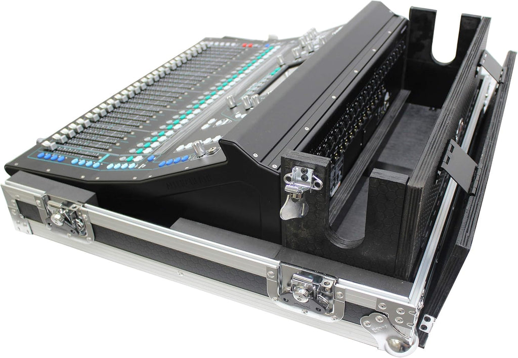 ProX XS-AHSQ7DHW ATA Digital Audio Mixer Flight Case for Allen & Heath SQ7 Console with Doghouse compartment and Caster wheels