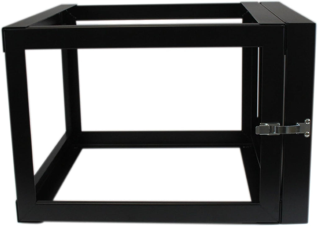 StarTech.com 4-Post 6U Hinged Wall-Mount Network Rack, 19' Open Frame Server Rack with 19.8in Mounting Depth, Wall Mount Swing Out Data Rack for IT / AV / Computer Equipment, TAA (RK619WALLOH)