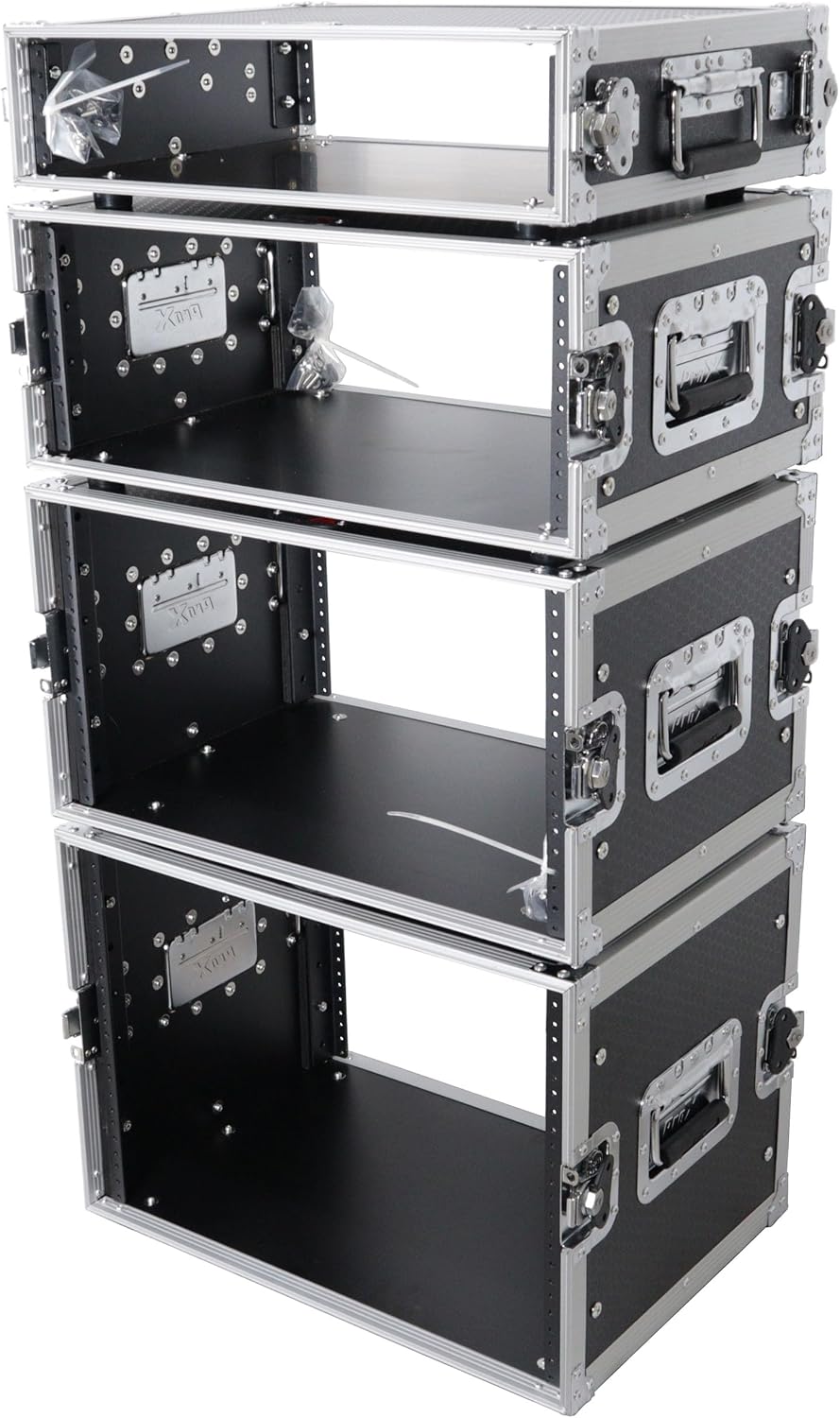 ProX X-8UE 8U Deluxe Effects Rack Case 14 In Deep Rail to Rail