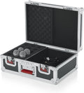 Gator Cases G-TOUR Series Road Case with Foam Drops for (15) Wired Microphones & Accessory Storage (G-TOUR M15)