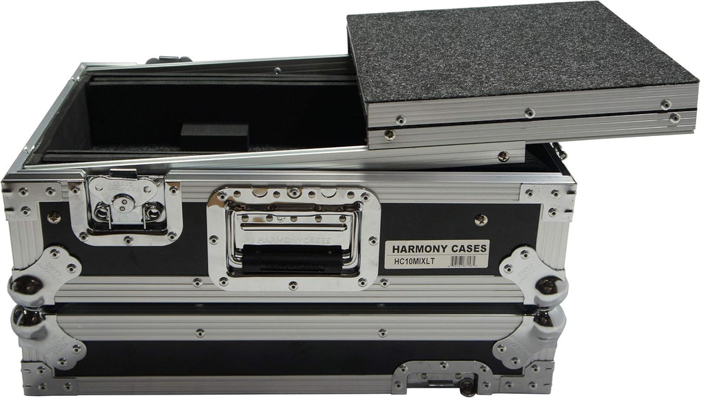 Harmony Audio HC10MIXLT Flight DJ Laptop Glide 10' Mixer Custom Case Compatible with Traktor Z2