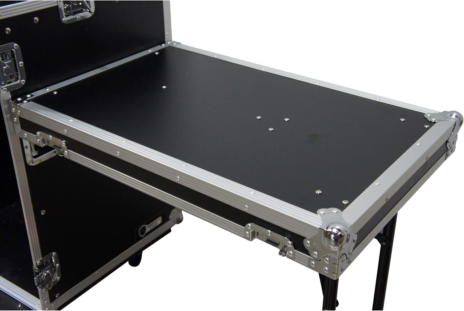 Harmony Audio HC11M16UCT Flight 11U Slant Top Mixer Case 18U Vertical Rack with Table