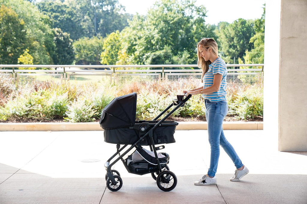 Safety 1st Grow and Go Flex 8-in-1 Car Seat Stroller Combo, Baby Stroller Travel Systems for Infants 4-30 lbs, Stroller and Carseat Combo Set, Foundry