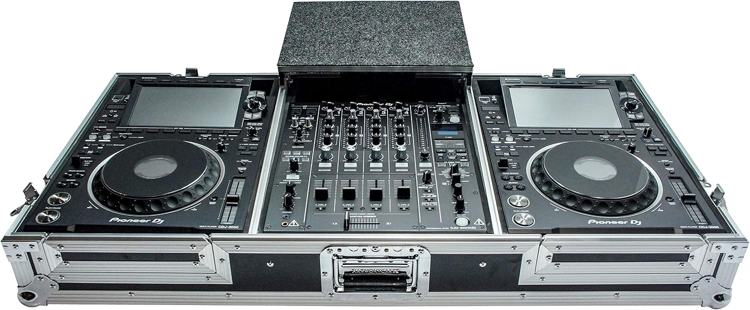 Harmony Audio Cases HC2CDJ3KDJM900WLT Flight Laptop Tray Case fits Pioneer DJM-900NXS2