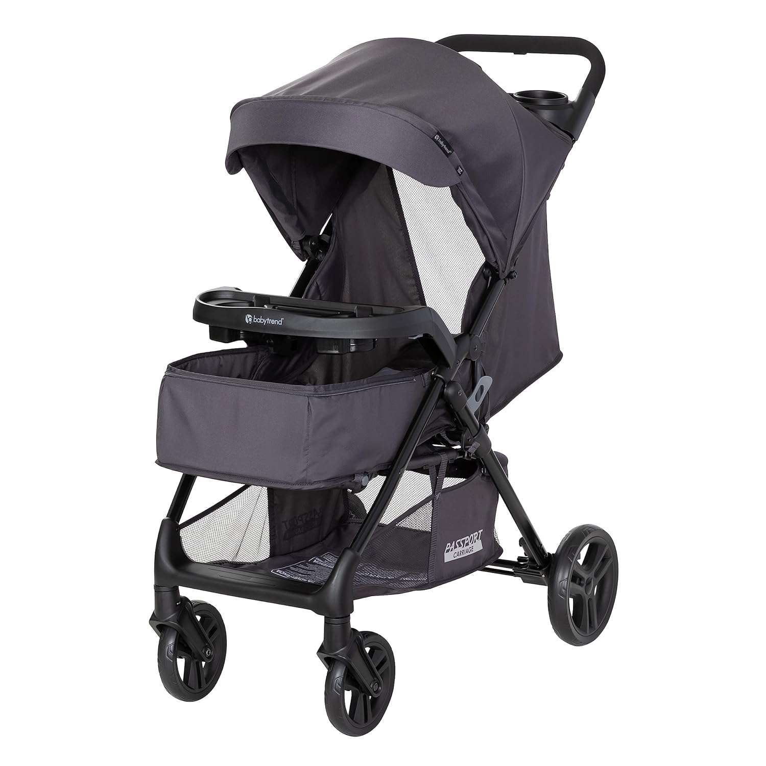 Baby Trend Passport® Carriage Stroller Travel System with EZ-Lift™ Infant Car Seat, Dash Black