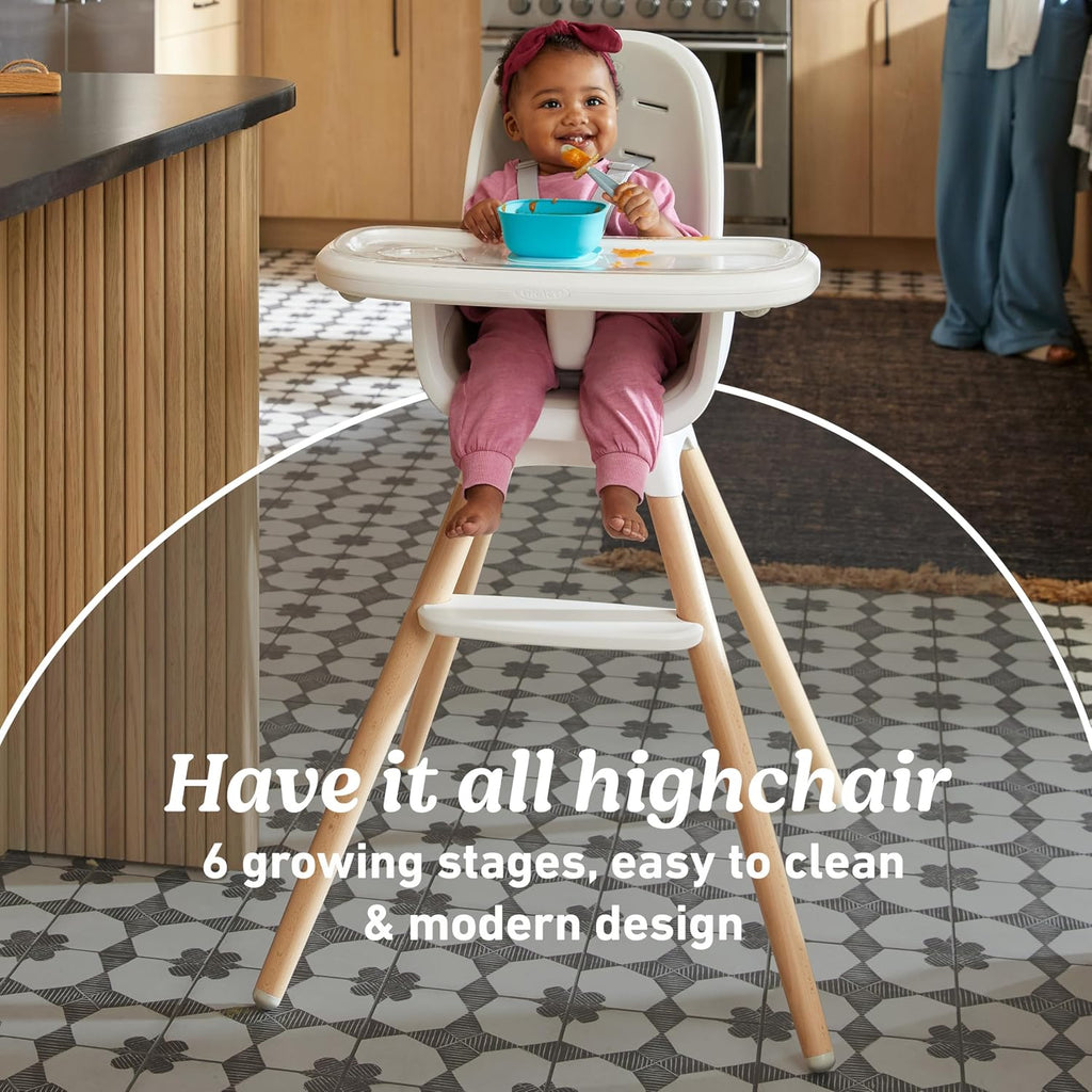 Graco® Table2Table Lux Highchair, 6 Growing Stages from Infant High Chair to Big Kid Chair and Table, Rhodes