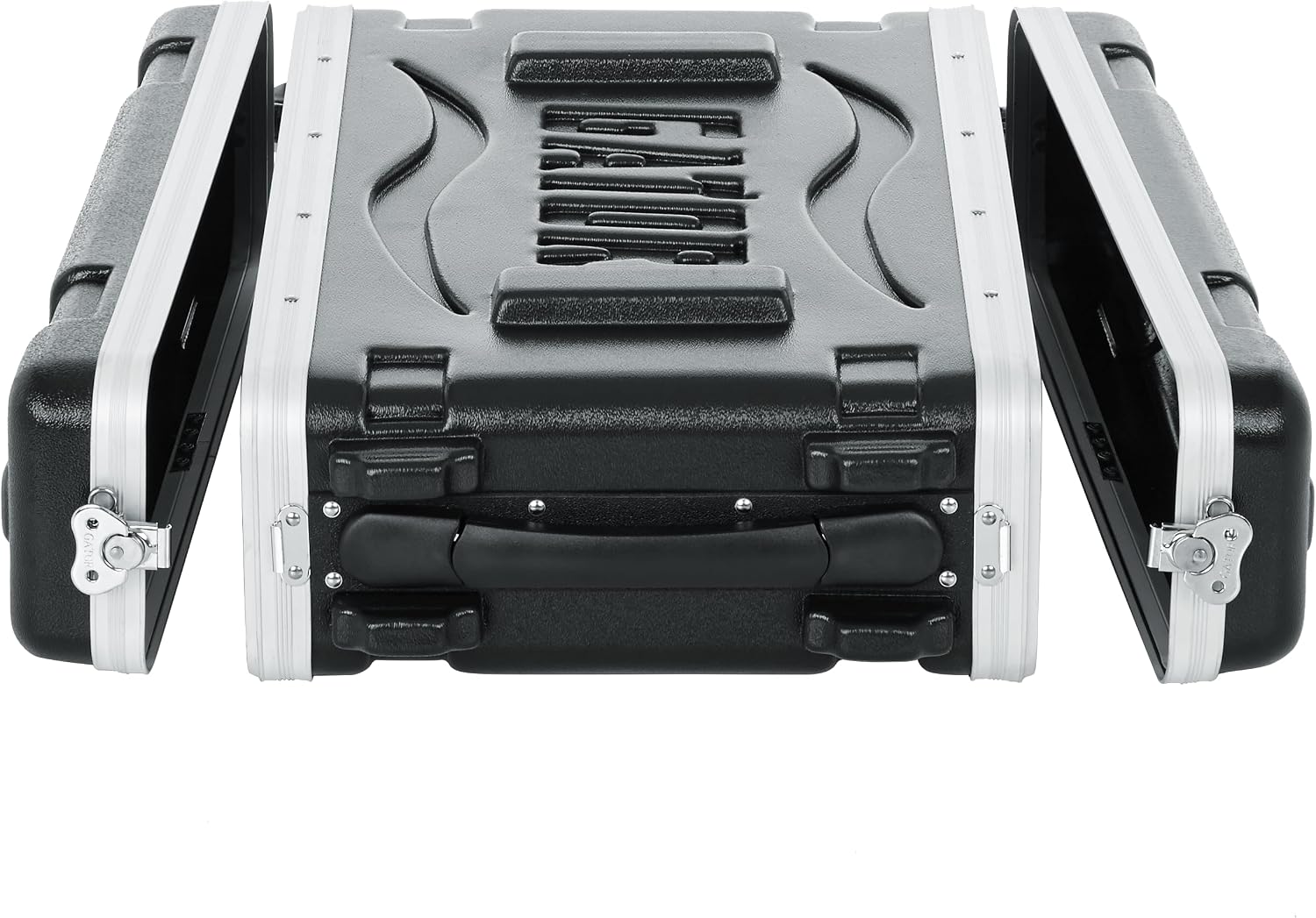 Gator Cases Lightweight Molded 2U Rack Case with Heavy Duty Latches; Shallow 14.25' depth (GR-2S)