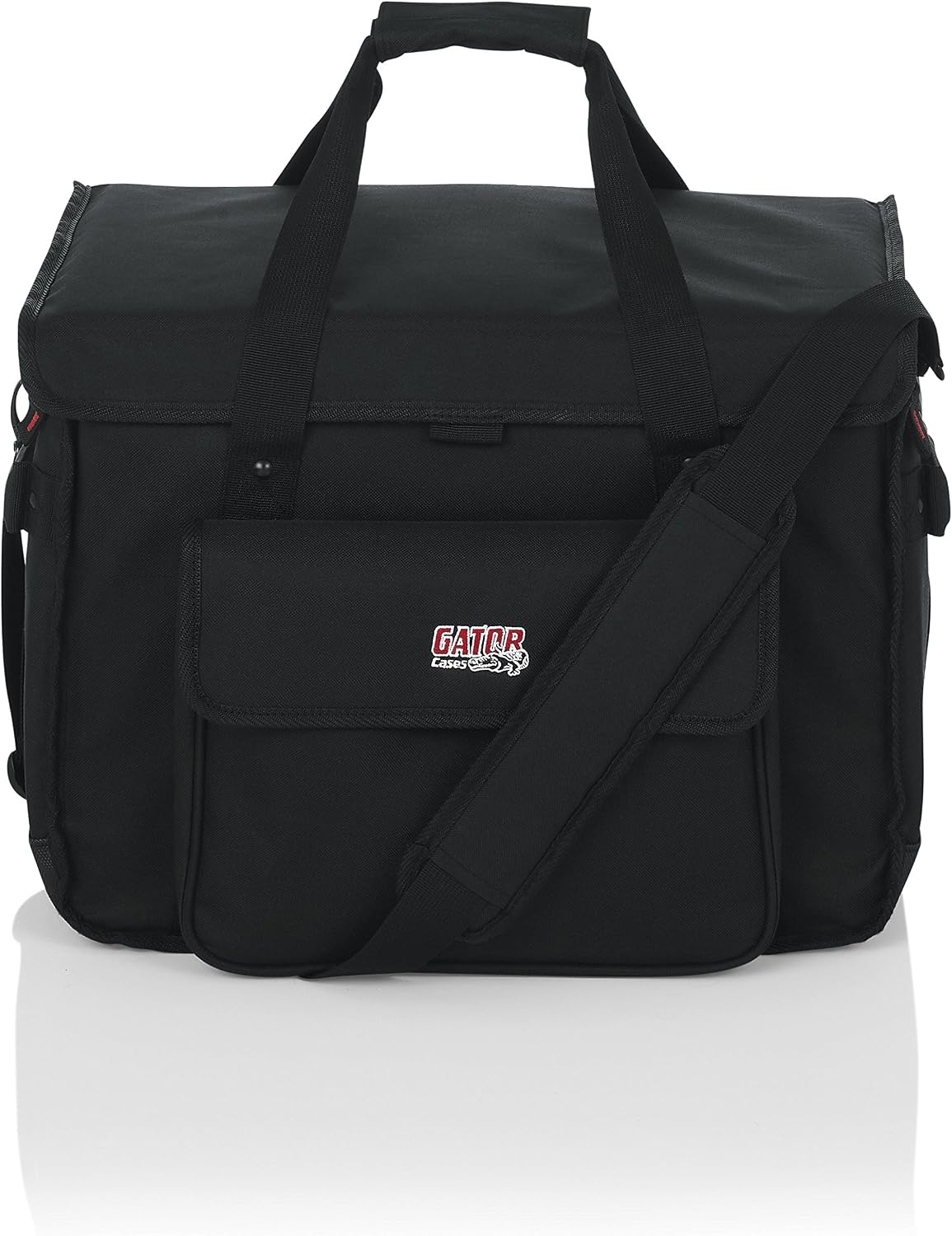 Gator Cases Studio Monitor Tote Bag Holds (2) Powered Monitors Up to 5' Driver Range, Fits JBL, Mackie, KRK, & More (G-STUDIOMON1)