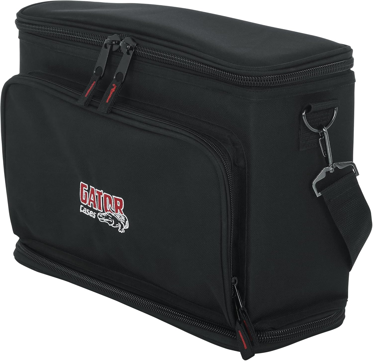 Gator Cases Padded Carry Bag to Hold Shure BLX Style Wireless System with (2) Microphones and (2) Body Packs, (GM-DUALW)