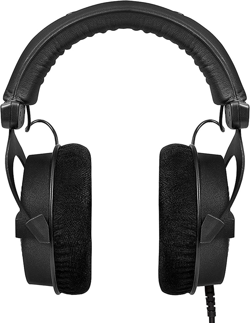beyerdynamic DT 990 PRO, 80 Ohm, Open Back, Over Ear, Wired Professional Studio Headphones, Gaming, Podcast, Audiophile, Mixing, 3m Straight Cable, Black with Limited Edition Black Velour Ear Pads